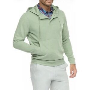 Robert Graham Bolton Cozy Hooded‎ Knit Golfing Pullover Green XL
